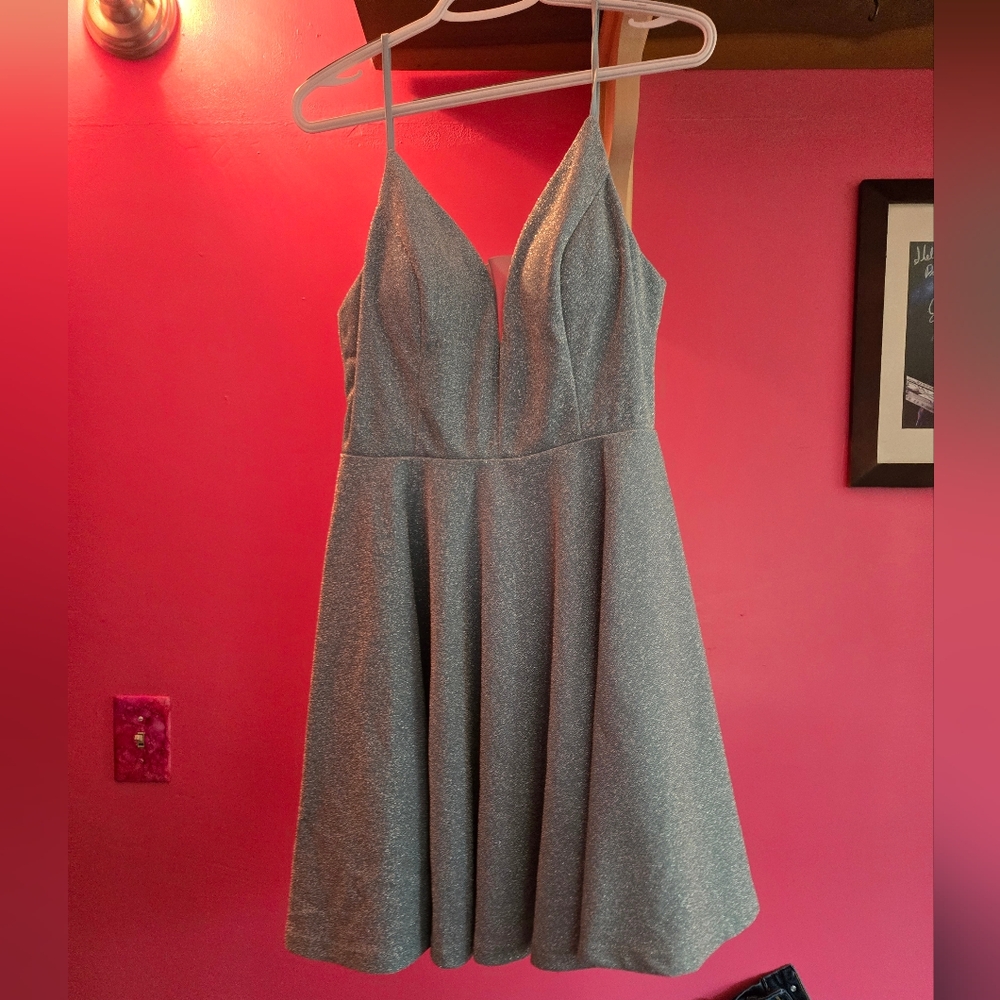 Ever Pretty mini blue sparkly dress